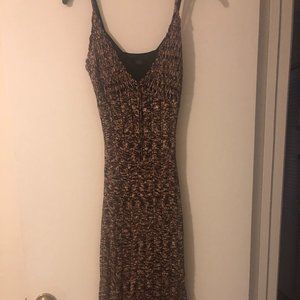 Very sexy knit sleeveless dress with separate line